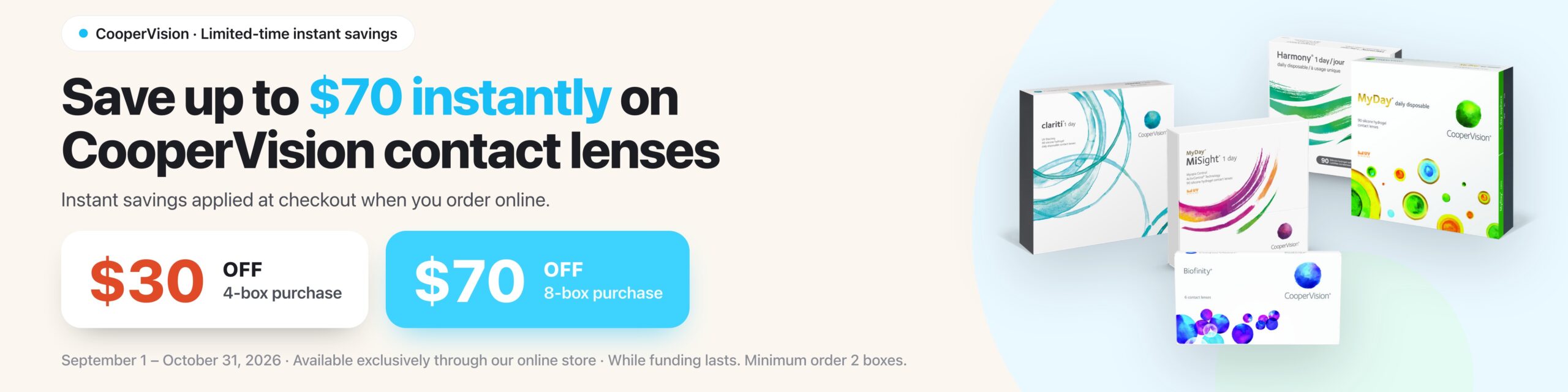cooper vision sale